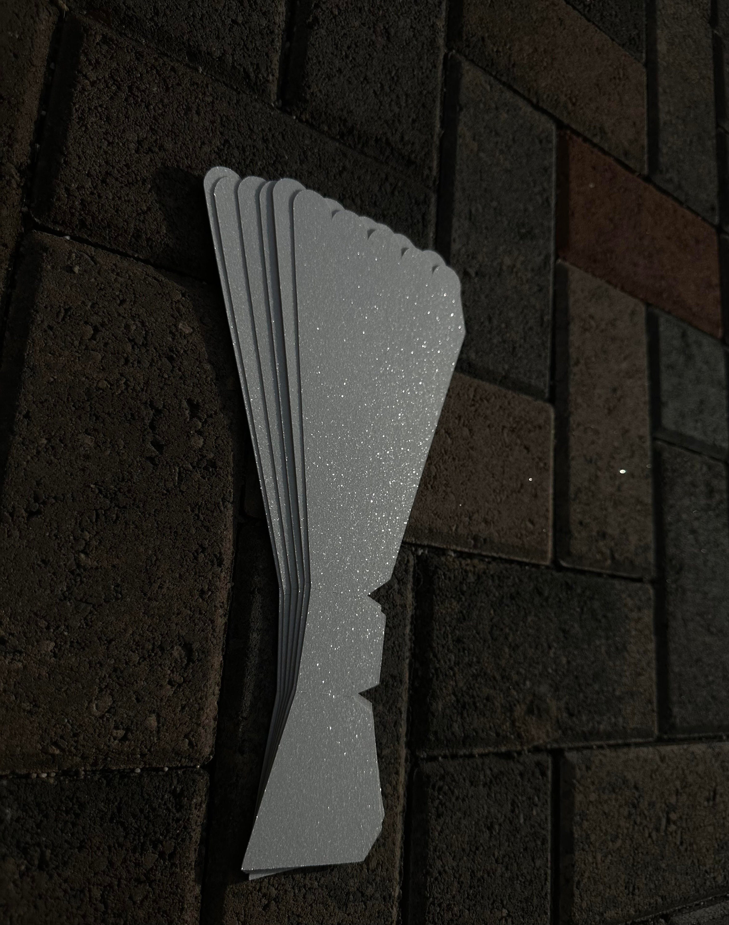 White Glitter Cardstock Vase FULL SET Etsy