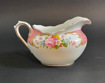 Royal Albert "Lady Carlyle" Small Open Creamer, Made in England, 1944-1950s