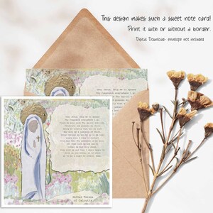 Mother Teresa of Calcutta Catholic Wall Art - Printable Digital ...