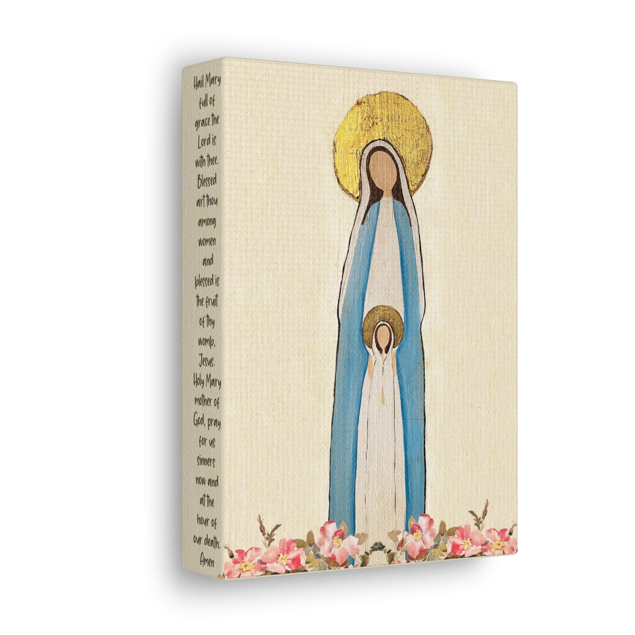 The Madonna and Child Canvas Print the Virgin Mary Wall Art Catholic ...