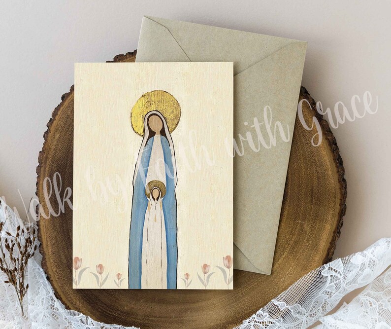 Mother Mary PRINTABLE Digital Download Catholic Print printable Wall ...