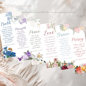 Citaten van heilige Theresia van Lisieux | Katholieke kunstafdruk en bladwijzers | Digitale download | Decoratie gebedsruimte | Katholiek cadeau | Gebedsretraites