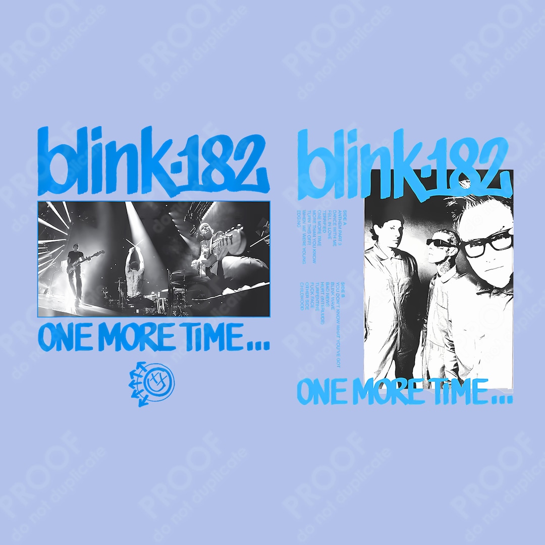 Blink 182 One More Time Photo Png Blink 182 Png Blink 182 - Etsy