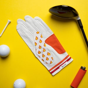 Hot Hand Golf-Handschuh | Premium Cabretta Leder | Perfektes Geschenk für Vatertag, Junggesellenabschiede, Feiertage, Feiern, Golf Ausflüge & mehr!