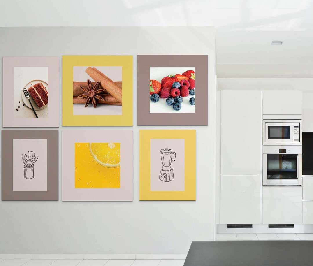 Kitchen Decor Printable Digital Art, Modern Artwork for Kitchens, Wall Hangings for Kitchens or