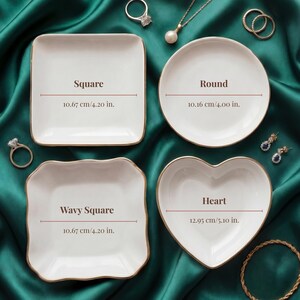 Personalized Graduation Ring Dish | High School Graduation Gift for Her| Graduate Gift Keepsake (FJ-46) image 2