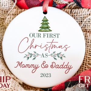 a personalized ornament for a christmas ornament