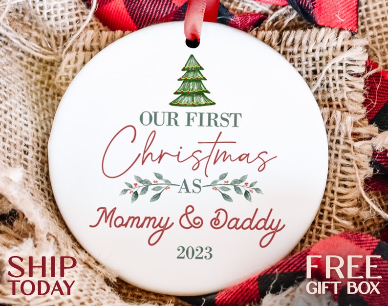 a personalized ornament for a christmas ornament