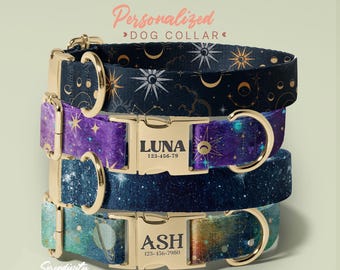 Personalized Dog Collar, Custom Dog Name Collar, Collar for Small to Large Dogs, Gift for Dogs - Engraved Name Dog Collar, (P43)