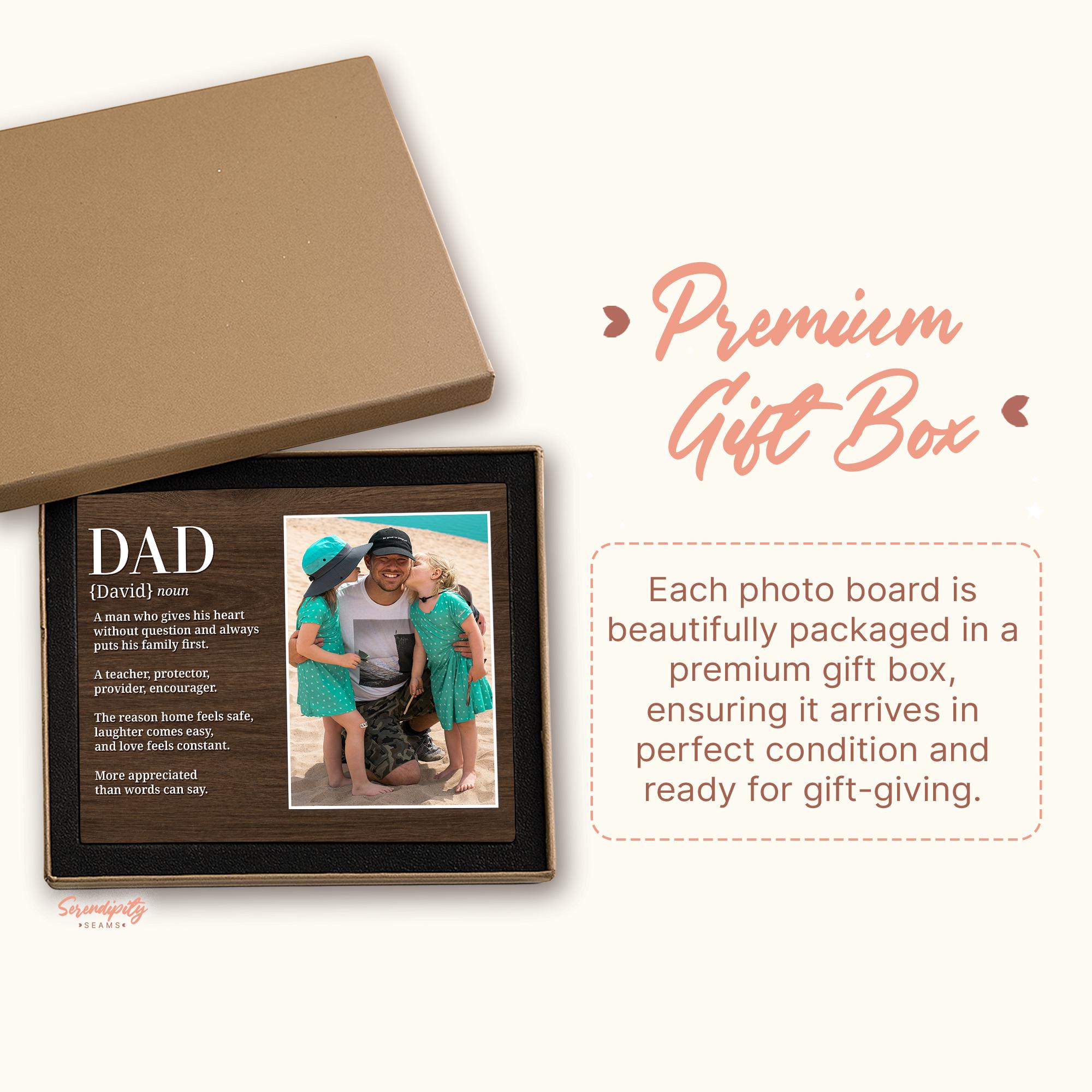Custom Father's Day Gift From Kids | Personalized Dad Picture Frame ...