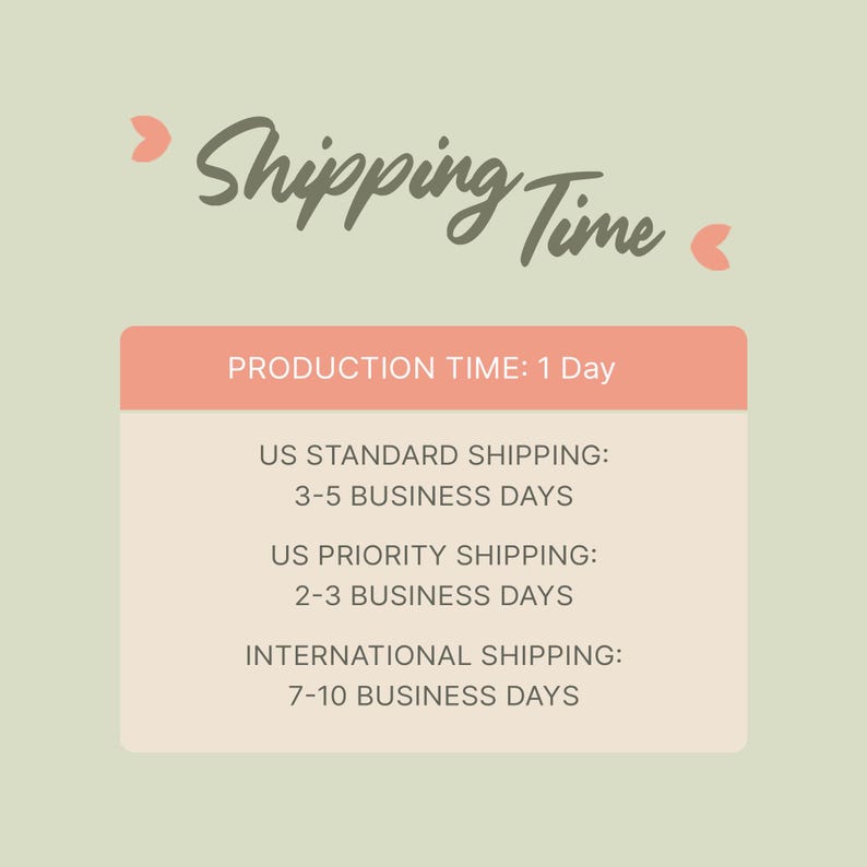 a shipping time table with different shipping options and their corresponding delivery times.