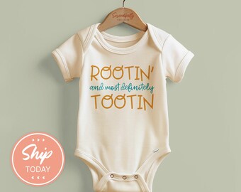 Cowgirl Baby Onesies® Brand, Western Baby Outfit, Rootin Tootin Onesies® Brand, Funny Baby Bodysuit, Baby Shower Gift(KA-TRE53)