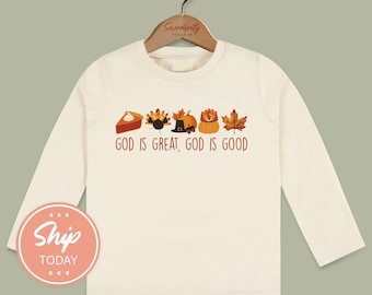 Thanksgiving Toddler Shirt, Fall Christian Shirt, Thankful Toddler Shirt, Autumn Harvest Shirt, Pumpkin Pie Toddler Top(KA-FAL9)