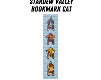 Stardew Valley Bookmark Dog   : Cross Stitch Pattern - DIGITAL FILE ONLY