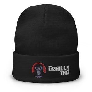 Embroidered Gorilla Tag Beanie