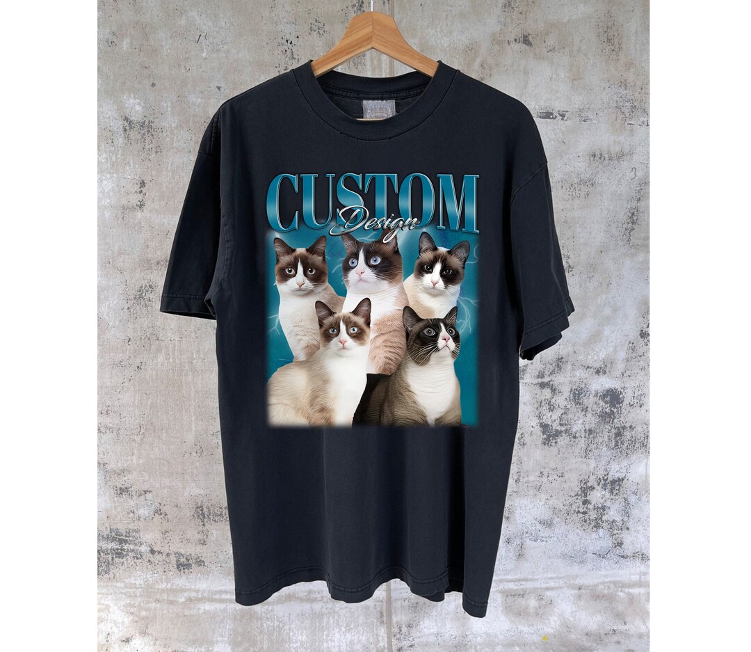 Custom Cat Design Shirt Custom Cat Tshirt Custom Cat Tees Etsy