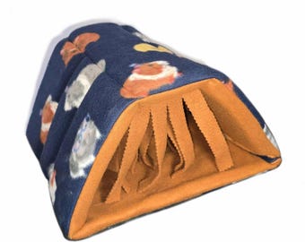 Guinea Pigs and Small Animals Tunnel Wash Hideout 12&quot;Wx12&quot;Lx7&quot;H (Includes Absorbent Pad)
