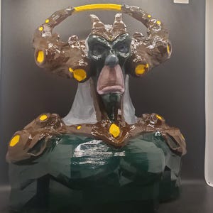 Guthix, God of Balance Bust Statue/Figure RuneScape 3 Video Game Figure