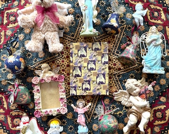 Vintage Trinkets, Mini & Small Figurines Printer Tray Finds|Small Miniature Collectibles| Curio Cabinet Shelf Decor-Choice