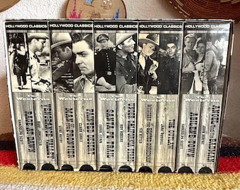 90s Hollywood Classics: The Westerns 5 Volume Set VHS EP, 10-Tape Set