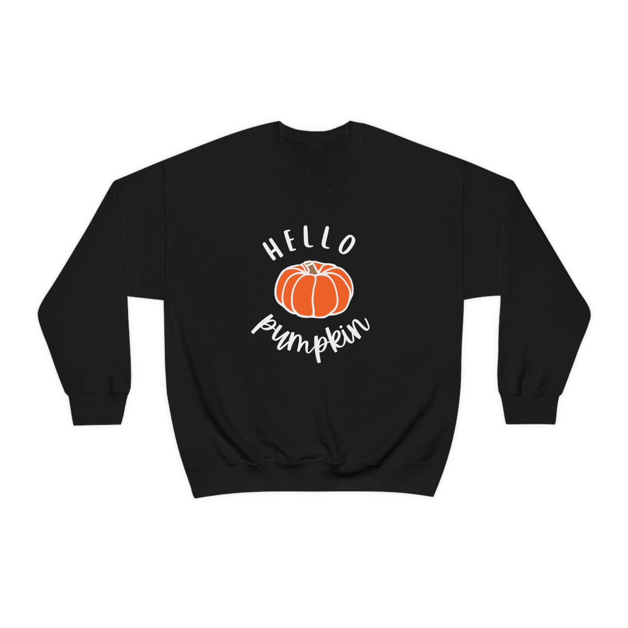 Discover Hello Pumpkin Halloween Autumn Crewneck Sweatshirt