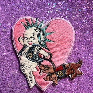 Punkybutt Logo Embroidered patch