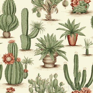 Digital Paper - Cacti - SEAMLESS