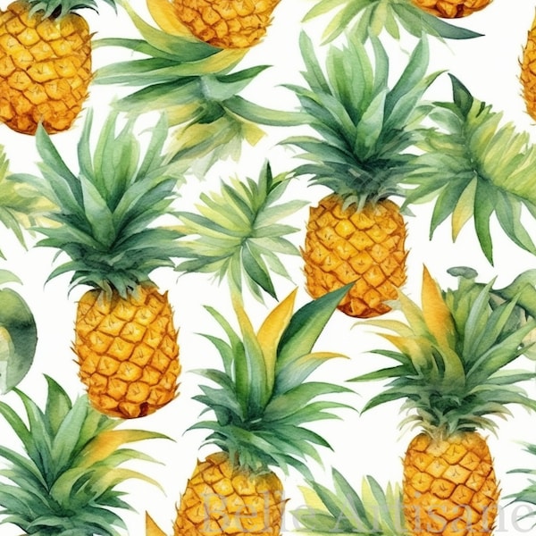 Digital Paper - Pineapples - SEAMLESS