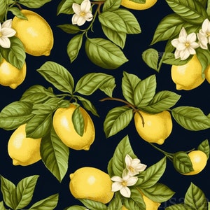 Digital Paper - Lemons - SEAMLESS