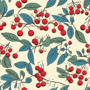 Digital Paper- Berries - SEAMLESS