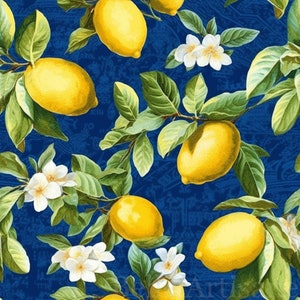 Digital Paper - Lemons - SEAMLESS