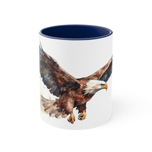 Accent Coffee Mug, 11oz, Bald Eagle