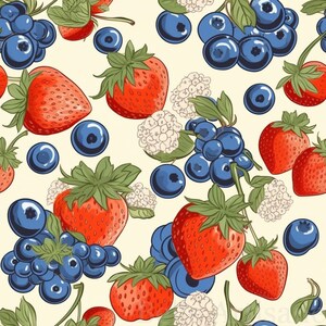 Digital Paper - Berries - SEAMLESS