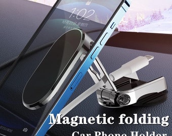 Metal folding Magnetic Phone Holder.