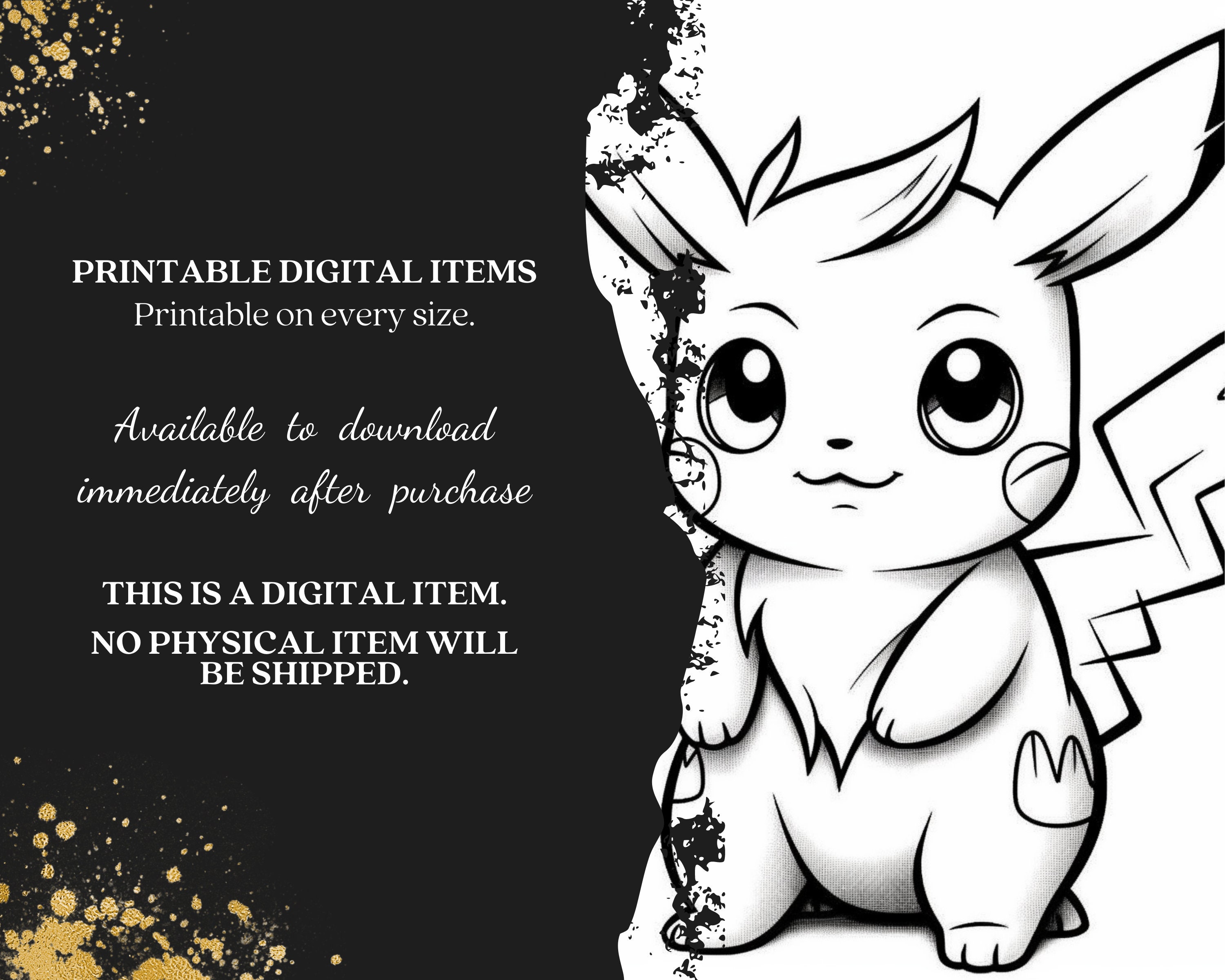 Pokemon Coloring Pages Vol. 1 40 Pages Instant SVG Download Premium ...