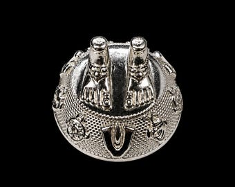 Zuiver zilveren tirupati paduka