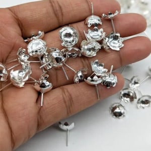 Pure Silver Ashtothram Shatanamavali Flowers for Puja (108 Pieces) 35 Grams