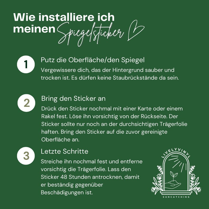 Spiegelaufkleber wow Personalisierter Spiegel Sticker Spiegeltattoo Badezimmer Aufkleber Bild 8