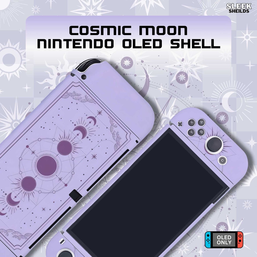 Purple Aesthetic Moon Nintendo Switch OLED Protective Case - Etsy