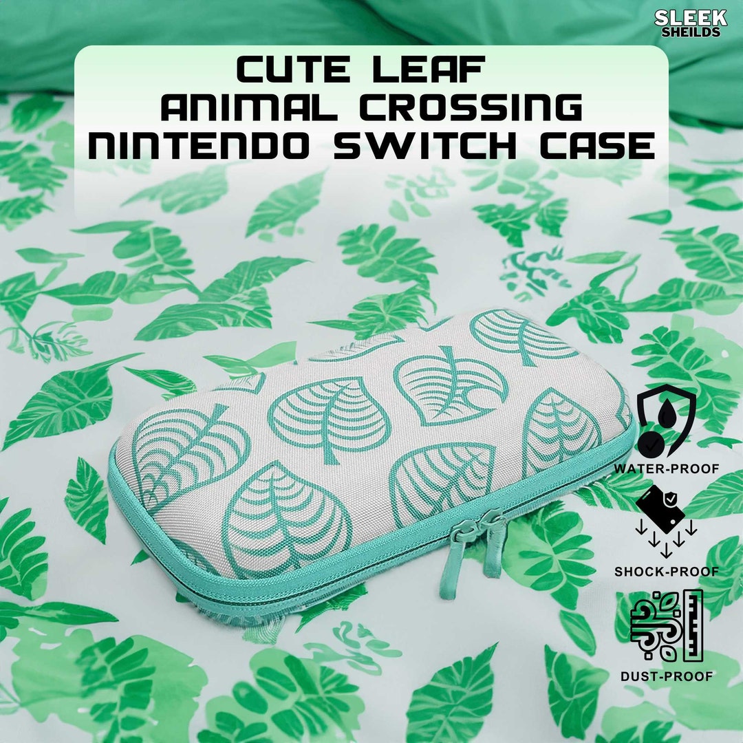 Cute Leaf Nintendo Switch Travel Case Bag, Animal Crossing Themed ...