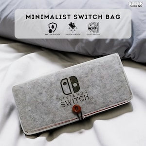 Sac de transport minimaliste en feutre pour Nintendo Switch, étui de transport pour Switch - Switch / Switch Lite Switch OLED, accessoires Nintendo, LD026