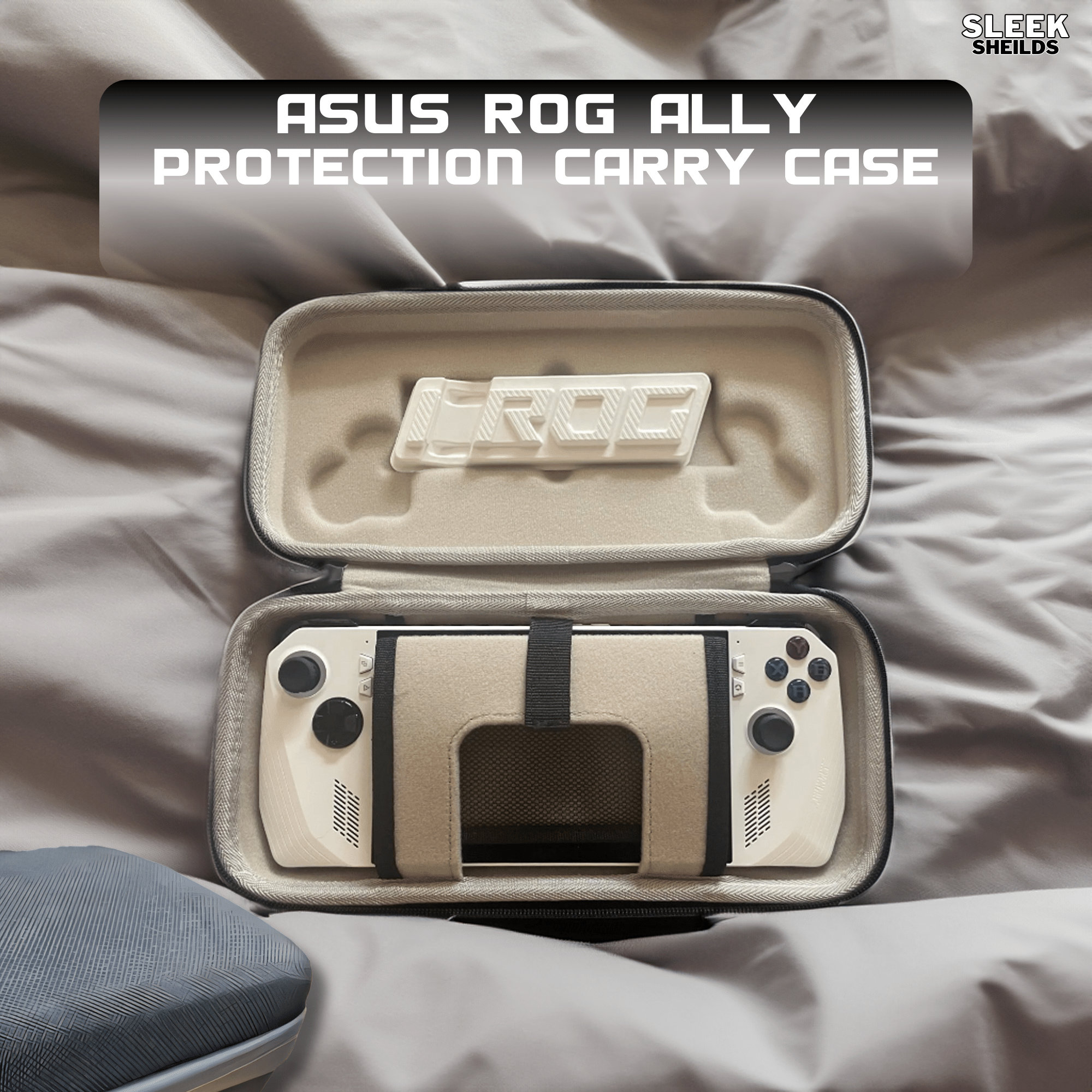 Carrying Case Kit for ASUS ROG Ally Accessories, Portable Hard Shell Carrying  Case with TPU Protective Case and 7 Screen Protector for ROG Ally Gaming  Handheld, Fit for Travel and Home Storage