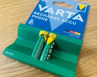 2pcs Varta Rechargeable Slim Battery 1.2v Aaa 550 Mah Phone Accu Toys Remote control  Ni-Mh NiMH AAA Size 1.2 Volt  550 mAh