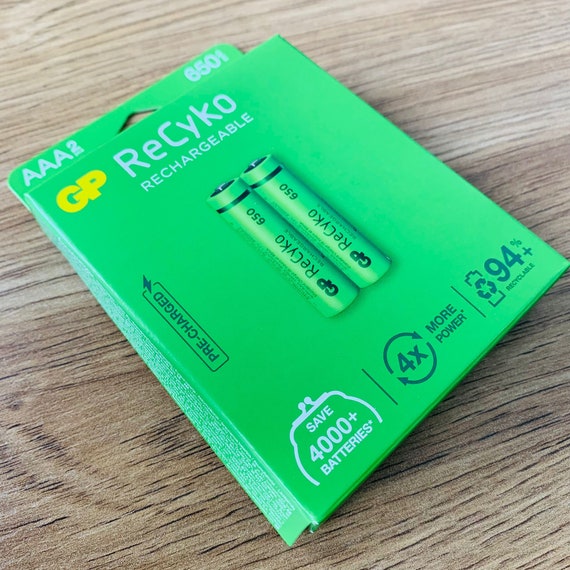 GP ReCyko battery 650mAh AAA (Ideal for Cordless Phone, 2 battery