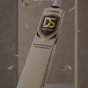 English Willow Cricket Bat – Grade 1 Pro Player Edition, Massive Sweet Spot