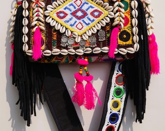 Rare Boho Banjara Embroidery Handbag, Indian Banjara Tote Bag, Banjara ...