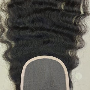 CURLY 6"x6" HD Lace Raw Remy Indian Human Hair Closure