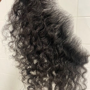 CURLY 13"x 6" FRONTAL - HD Lace Raw Remy Indian Human Hair