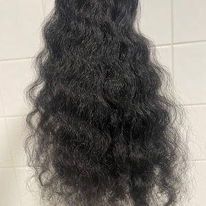 Rare Raw Indian Curly Human Hair Wefts from India.