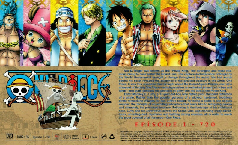 One Piece DVD Collection English Dubbed Complete TV Series - Etsy - One Piece Dvd Box Set English Dub